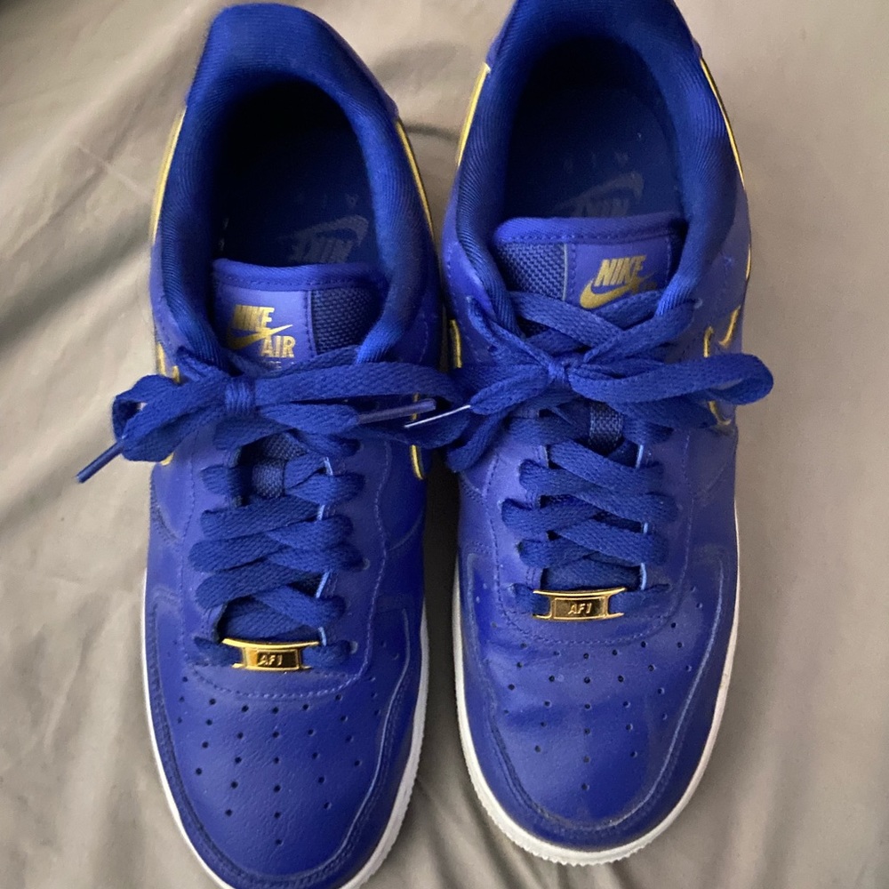 Blue and gold AF1